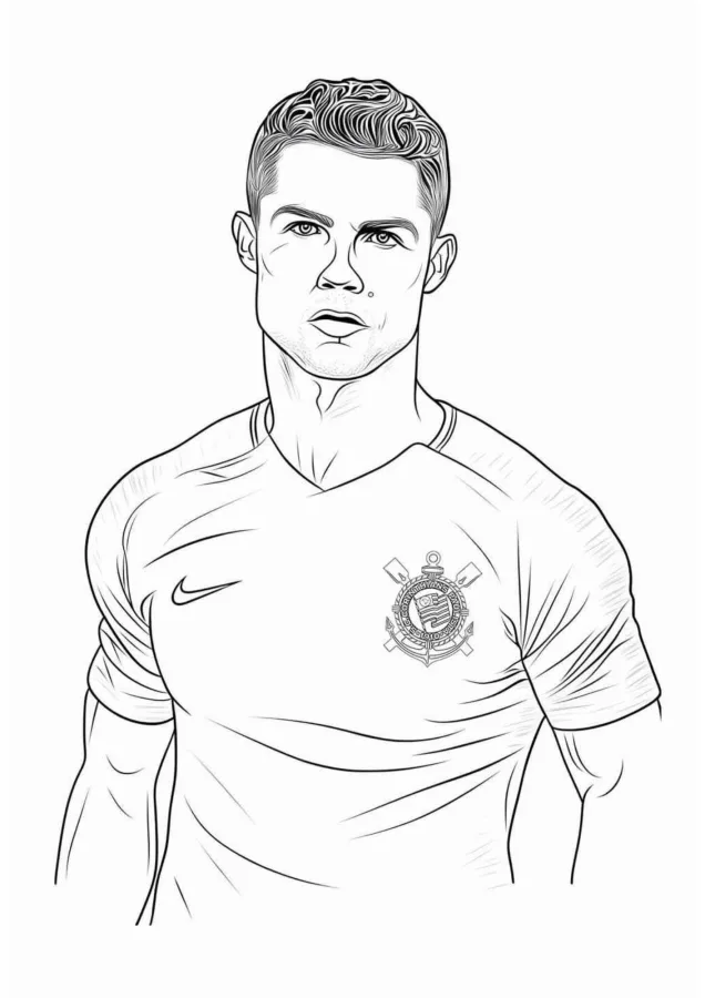 Corinthians para imprimir e colorir