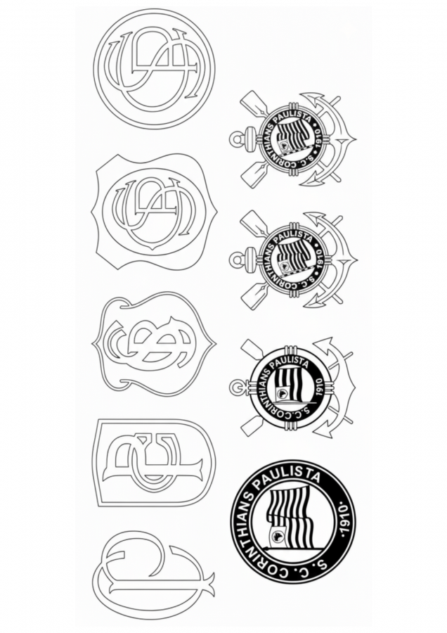 Corinthians para imprimir e colorir