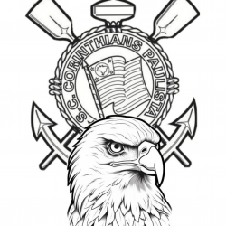 Corinthians para imprimir e colorir