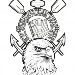 Corinthians para imprimir e colorir