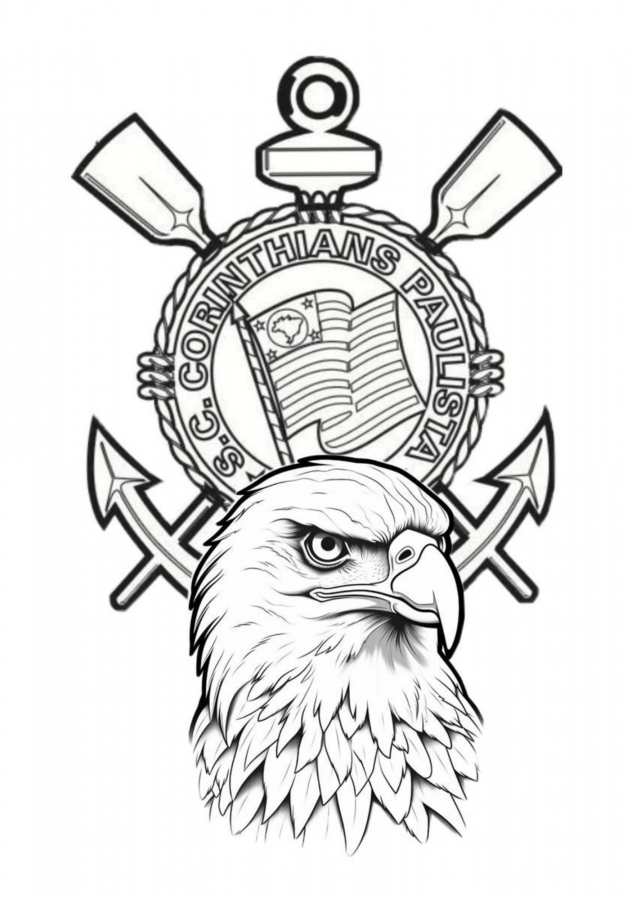 Corinthians para imprimir e colorir