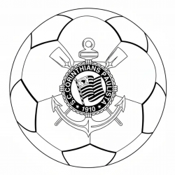 Corinthians para imprimir e colorir