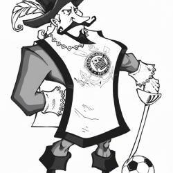 Corinthians para imprimir e colorir