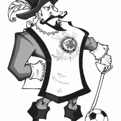 Corinthians para imprimir e colorir