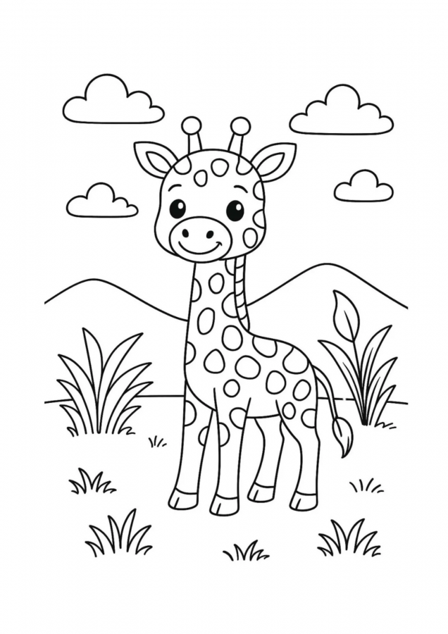 Desenhos fofos para imprimir e colorir