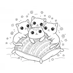 Desenhos fofos para imprimir e colorir