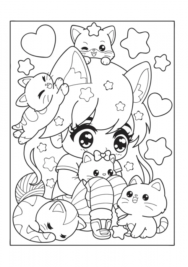Desenhos fofos para imprimir e colorir