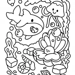 Desenhos fofos para imprimir e colorir