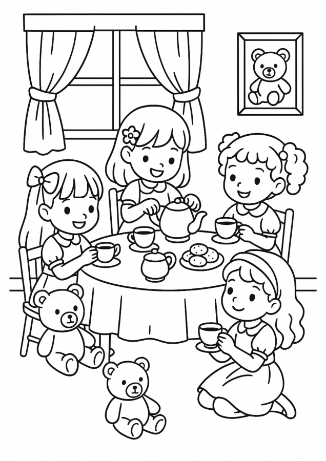 Desenhos fofos para imprimir e colorir