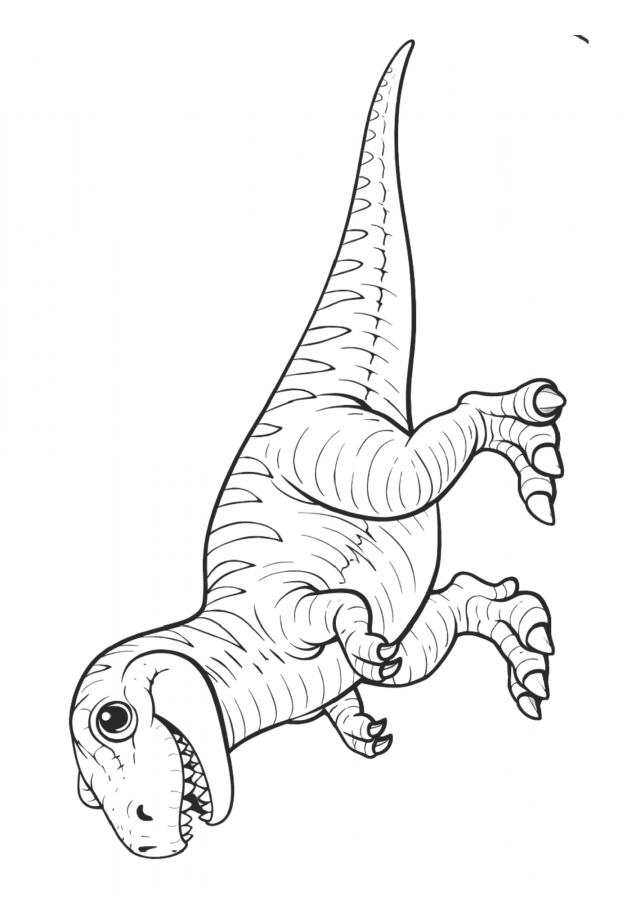 Dinossauros para imprimir e colorir