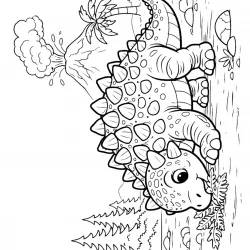 Dinossauros para imprimir e colorir