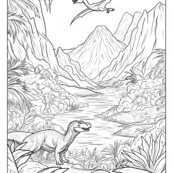 Dinossauros para imprimir e colorir