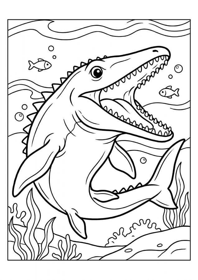 Dinossauros para imprimir e colorir
