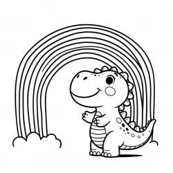 Dinossauros para imprimir e colorir
