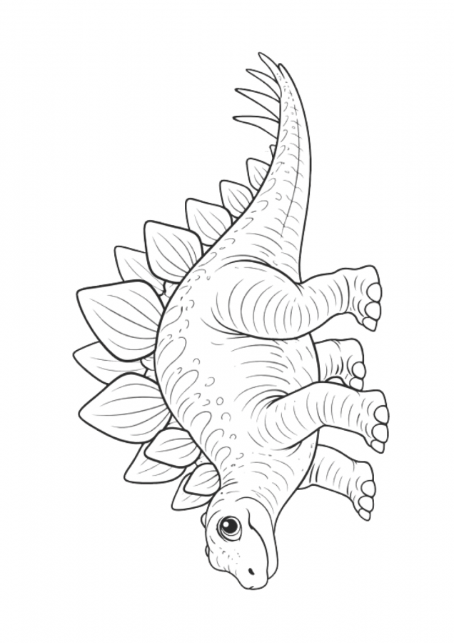 Dinossauros para imprimir e colorir