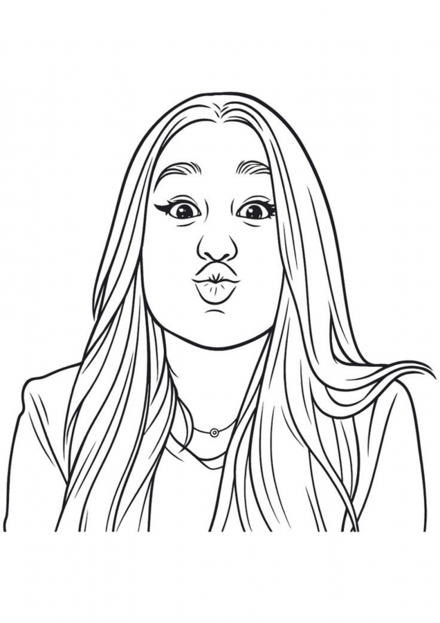 Emilly Vick para imprimir e colorir