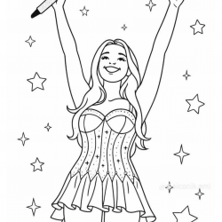 Emilly Vick para imprimir e colorir