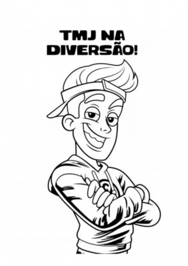 Enaldinho para imprimir e colorir
