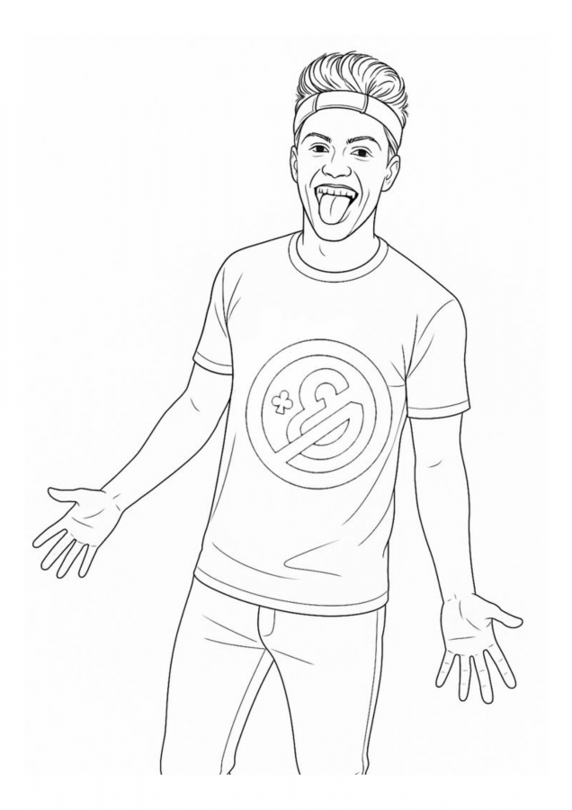 Enaldinho para imprimir e colorir