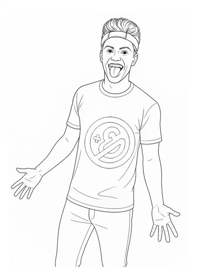 Enaldinho para imprimir e colorir