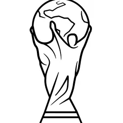 Copa do Mundo para imprimir e colorir