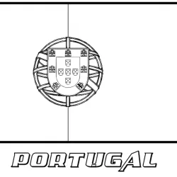 desenho de Bandeira de Portugal