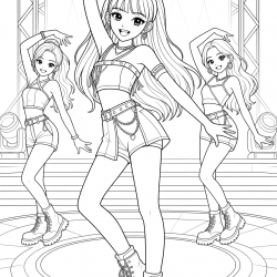desenho de BlackPink