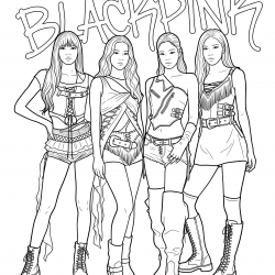desenho de BlackPink