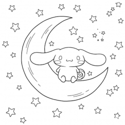 Cinnamoroll para imprimir e colorir