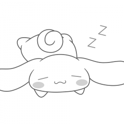 Cinnamoroll para imprimir e colorir