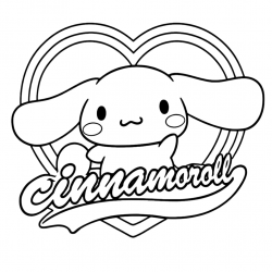 Cinnamoroll para imprimir e colorir