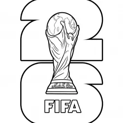 Copa do mundo para imprimir e colorir