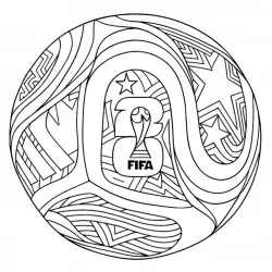 Copa do mundo para imprimir e colorir