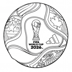 Copa do mundo para imprimir e colorir