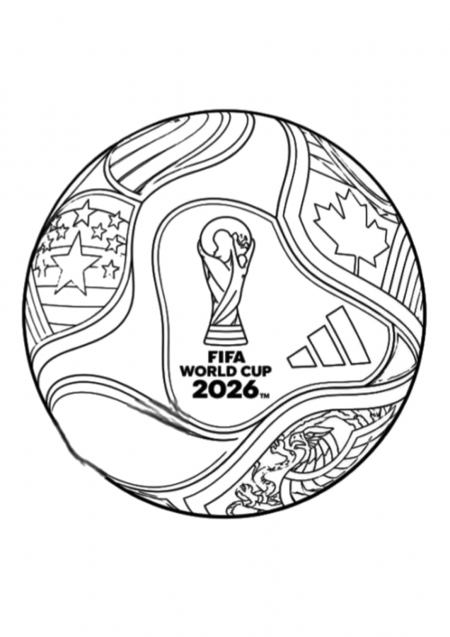 Copa do mundo para imprimir e colorir