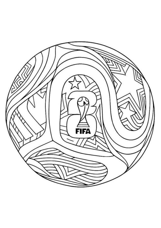 Copa do mundo para imprimir e colorir