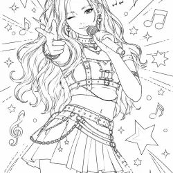desenho de Kpop