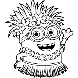 Minions para imprimir e colorir