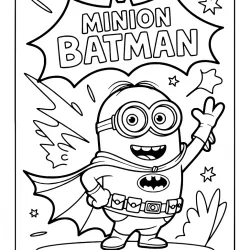 Minions para imprimir e colorir