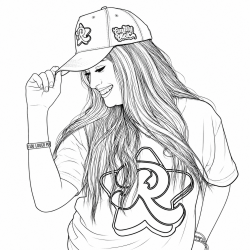 Emilly Vick para imprimir e colorir
