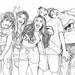 Emilly Vick para imprimir e colorir
