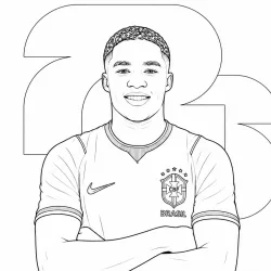 desenho de Endrick