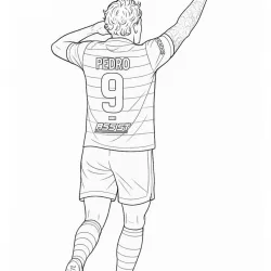 Flamengo para imprimir e colorir