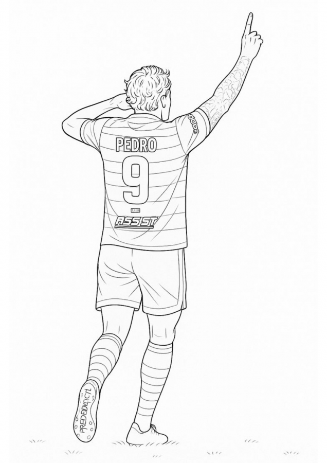 Flamengo para imprimir e colorir