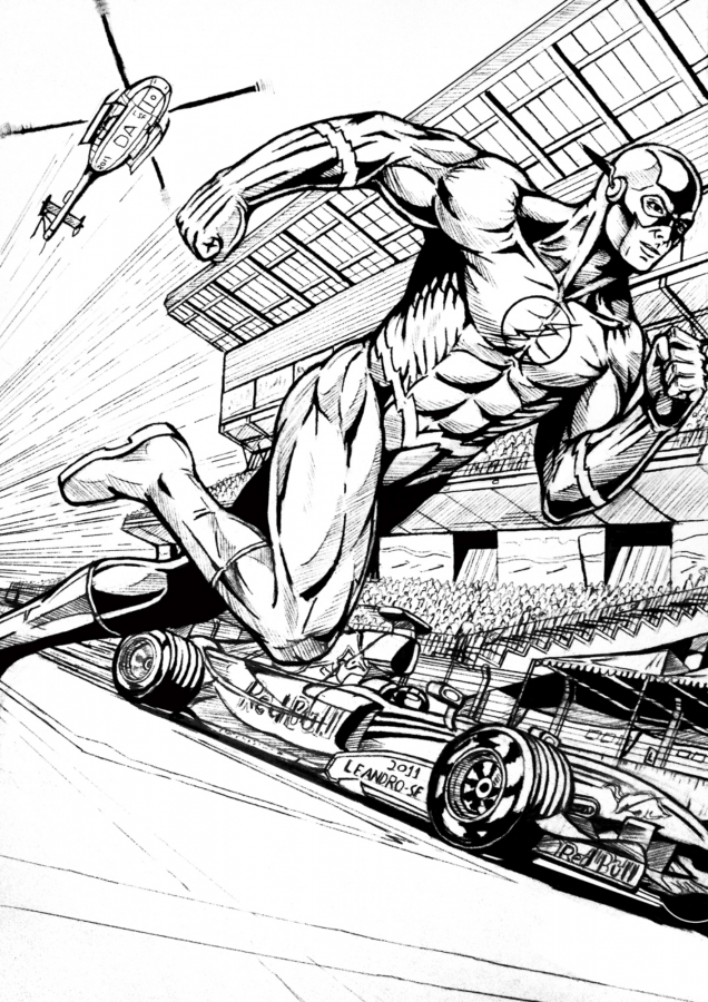 Flash para imprimir e colorir