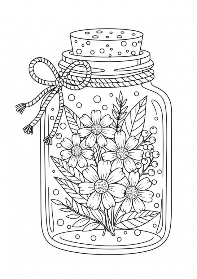 Flores para imprimir e colorir