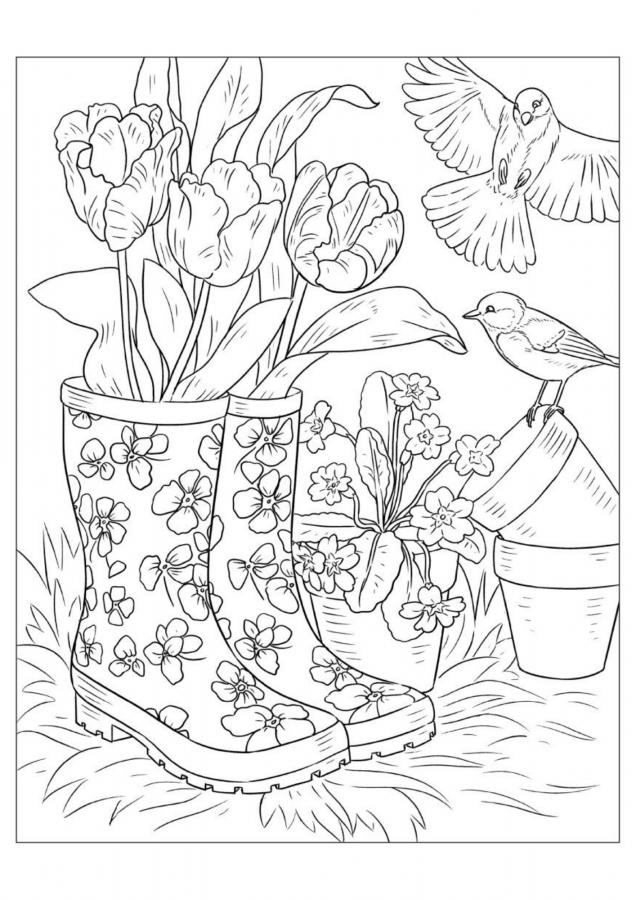 Flores para imprimir e colorir