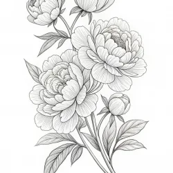 Flores para imprimir e colorir