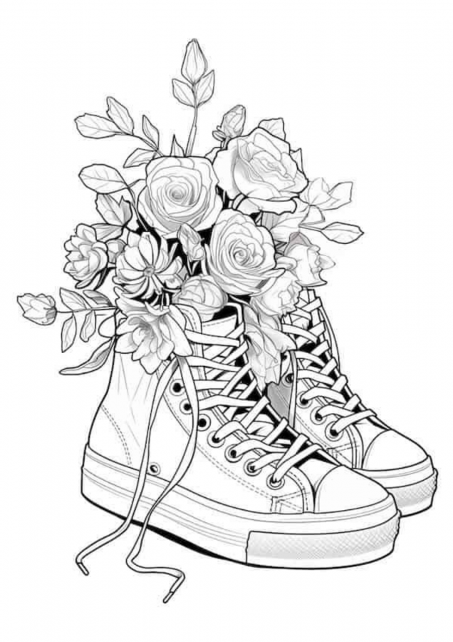 Flores para imprimir e colorir