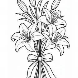 Flores para imprimir e colorir